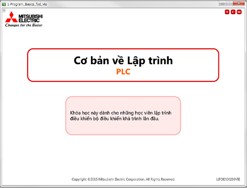 Hướng dẫn lập trình PCL Mitsubishi cơ bản