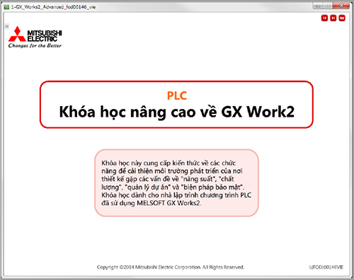 Hướng dẫn sử dụng phần mềm lập trình PLC Mitsubishi GX Work 2 nâng cao