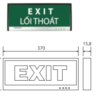 Paragon Đèn Exit thoát hiểm PEXA13SW-P1 Paragon Đèn Exit thoát hiểm PEXA13SW-P1