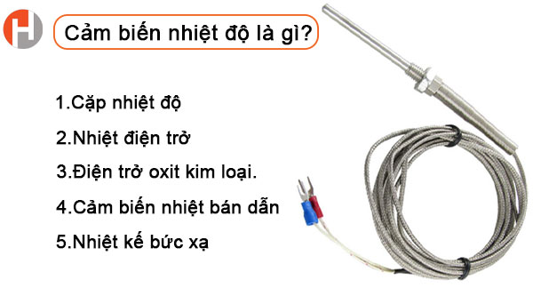 Cảm biến nhiệt độ là gì? Các loại cảm biến nhiệt độ
