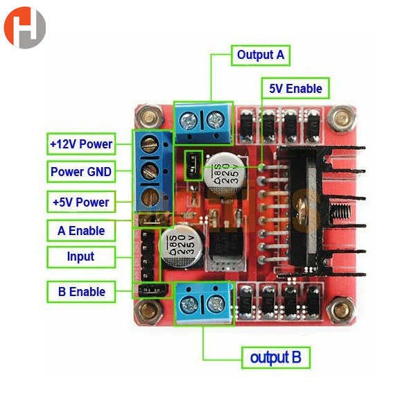 Điều khiển động cơ một chiều bằng L298