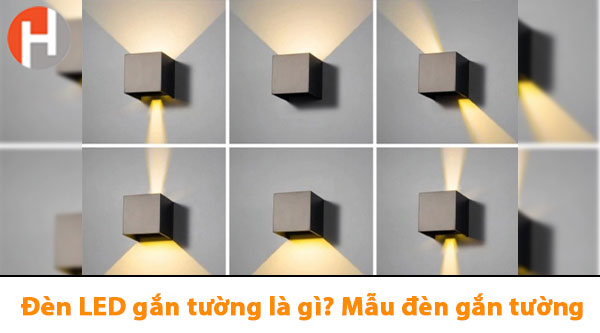 Đèn LED gắn tường là gì? Mẫu đèn gắn tường