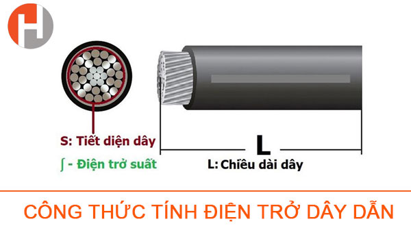 Công thức tính điện trở dây dẫn