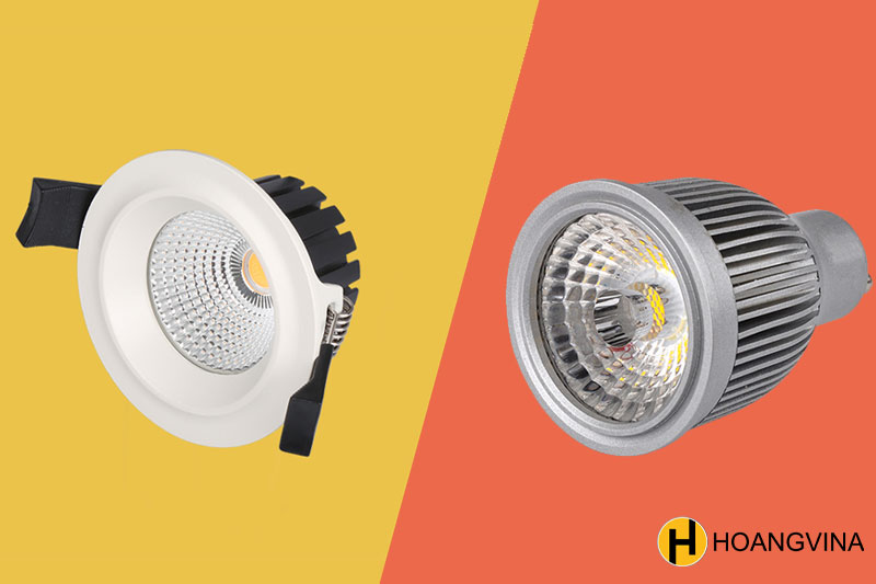 Sự khác nhau giữa đèn đèn downlight và Spotlight